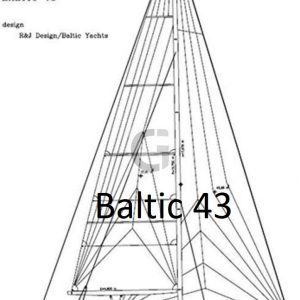 Baltic 43 sail plan