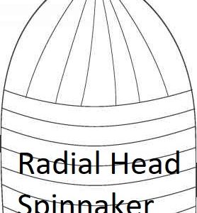 Used Sail spinnaker Radial Head