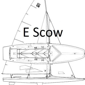 E scow Used spinnaker sails