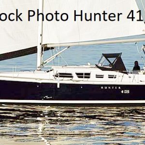 Hunter 41 main sail