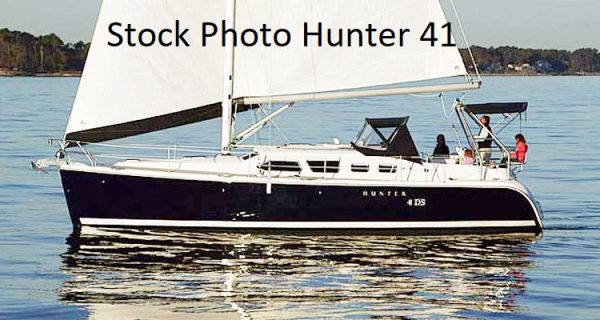 Hunter 41 mainsail