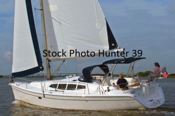 Hunter 39 furling Mainsail