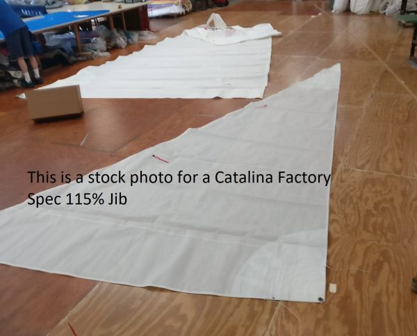 Catalina 22 sail Stock 115% Jib photo