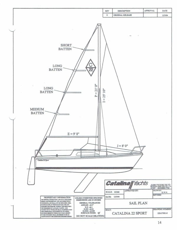 Catalina 22 sail sport