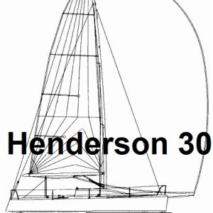 Henderson 30 used sail spinnaker used sail Mainsail used sail headsail